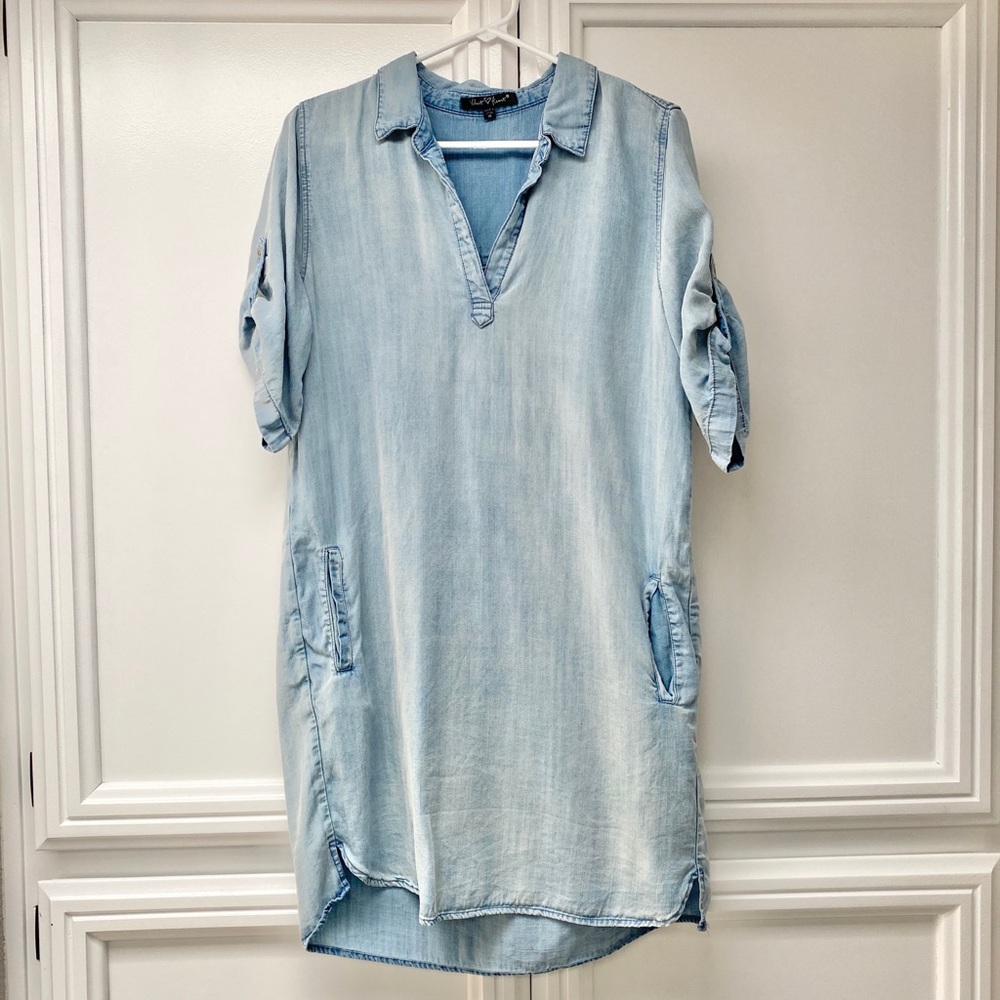 Chambray Shirt Dress